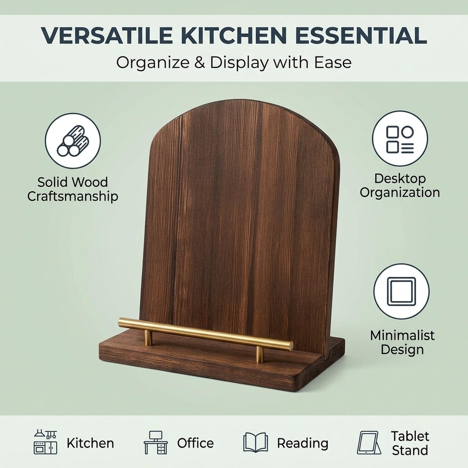 Wooden Cookbook Stand Recipe B - đánh giá và giá Home Cooking Book
