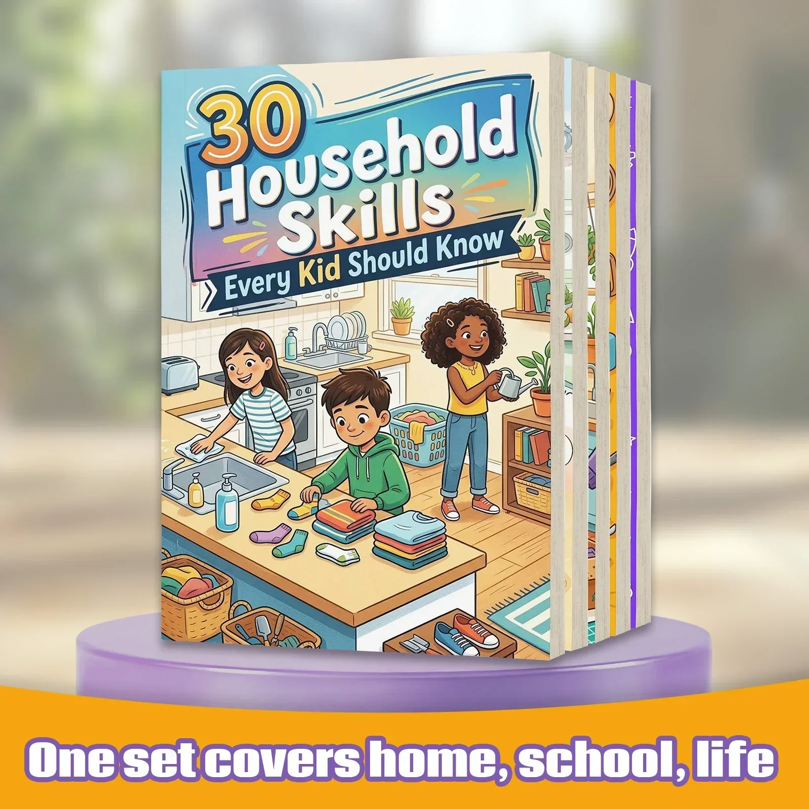 5-Book Kids Life Skills Collec - đánh giá và giá Home Cooking Book