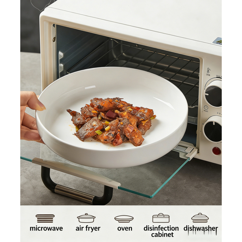 8 In -1/4pc White Ceramic Sala - đánh giá và giá Home Cooking Recipes
