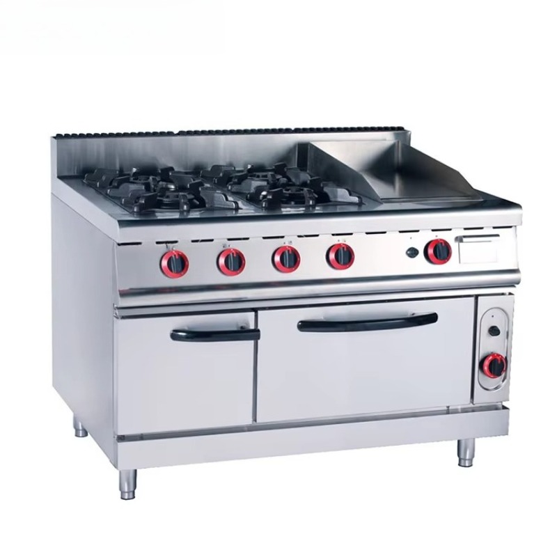 Combo Gas Cooker Stove with Ov - đánh giá và giá Home Cooking Restaurant