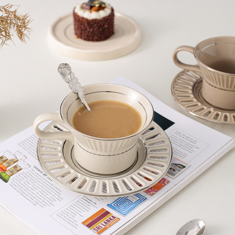 Luxury Ceramic Coffee Cup Dish - đánh giá và giá Home Cooking Recipes